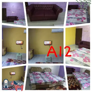 للإيجار شقة غرفة استديو مفروشة يومي شهري الخوض Furnished Studio Room Flat Daily Monthly Rent Alkhawd