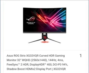 asus monitor used like new