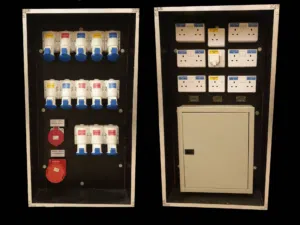 Portable (3 Phase) Digital Distribution Board For Large Musical Events + 300 Meters Cabling