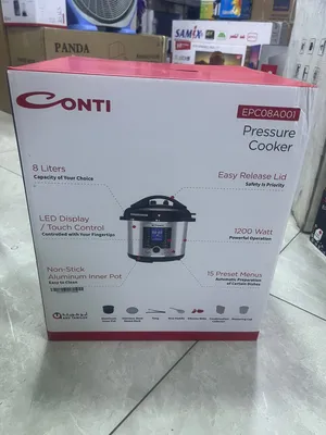 طنجره ضغط كهربائي من كونتي 8 ليتر بسعر حرق