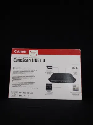 جهاز Canon CanoScan LiDE 110 هو ماسح ضوئي ملون ومدمج للمستندات والصور.