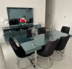 طاولة طعام فاخره شبه جديده