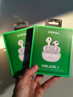 ايربود انفنكس INFINIX XBUDS 3 نسخة عالمية ، استيراد قطع قليلة ماموجود بالمحلات منها هواي