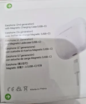 سماعة أبل ايربودز برو 2 (USB-C) أصلية جديدة بتغليف الوكالة