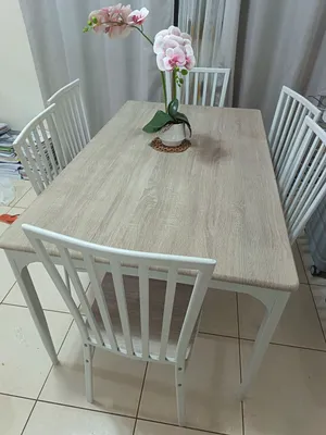 طاولة طعام 6 كراسي