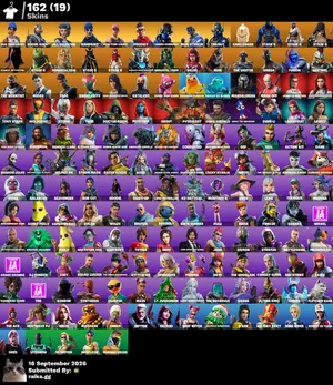حساب فورت نايت بيه جيل فالنتاين و بنر الباص