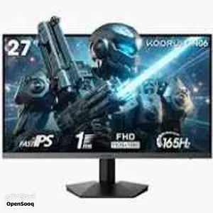 شاشة جيمينج KOORUI GN06 بنوع IPS ومعدل 165Hz