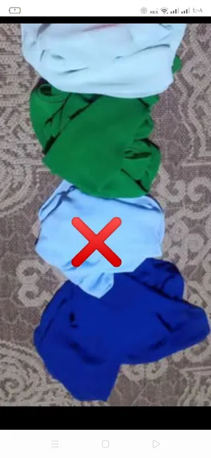 طرحة شيفون موجود الوان ازرق ، اخضر ، منت جرين فاتح اي طرحه ب 50 ج