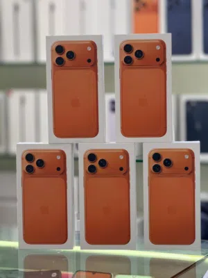 ايفون 17 برو ، ذاكرة 512GB نسخة الشرق الاوسط عرض لكمية محدودة اللون البرتقالي جديد ضمان سنة
