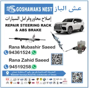 All kinds power Steering and ABS repair. I have New power steering motor and ABS. My Wark garinti ok