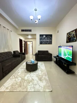 شقة مفروشة للإيجار الشهري – مفروش بالكامل بدون عمولة Furnished apartment – monthly rent – all