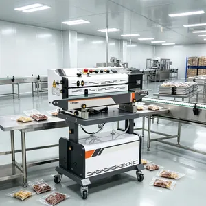 LF-1080B Vacuum Nitrogen Flushing Sealing Machine ماكنة تغليف وتفريغ هواء ونفث نايتروجين وتاريخ
