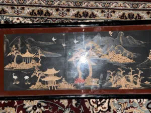 لوحة مناظر طبيعية صينية (Chinese Landscape Panel).