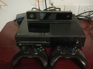 Xbox one with extra controller and kinetic camera and sensor bundle