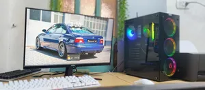 جهاز كمبيوتر مكتبي (Desktop PC) قوي للعمل والبرمجة + شاشة وكيبورد