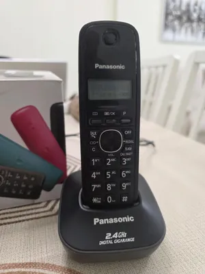 Title: Panasonic KX-TG3412BX Dual Cordless Phone Set – With Original Box Panasonic KX-TG3412BX 2.4l