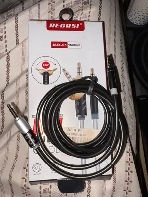 كيبل AUX صوت 3.5mm بطول 1.5متر -AUX-01
