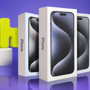 iphone 15 pro max (256GB) ايفون 15 برو ماكس جديد كفالة لمدة 12 شهر