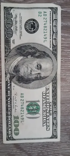ورقة 100 دولار اصدار 1996 للبيع لاعلى سعر