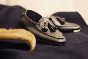 men summer Loafers British Casual Shoes a Pedal Loafers Wild Formal Dress Men Loafers