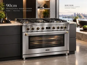 Gascooker Italian 90x60cm 5-Burner Freestanding Gas Cooker – Excellent Condition!
