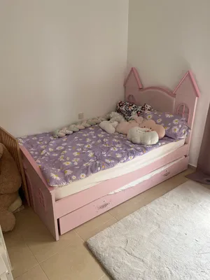 Pink Castle Kids Bed