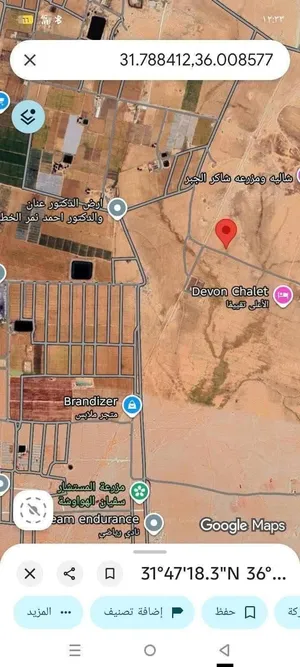 Farm Land for Sale in Amman Al-Muwaqqar