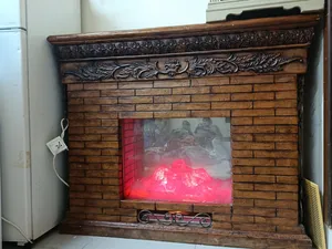 Wooden  electric Fireplace Mantel