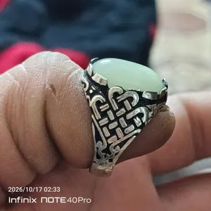 8 خواتم فضه مصري+ 4 أساور مطلية فضه + تعليقه فضه ايطالي عدد 2+ اساور نحاس مطلي فضه+ سنسال اروربي