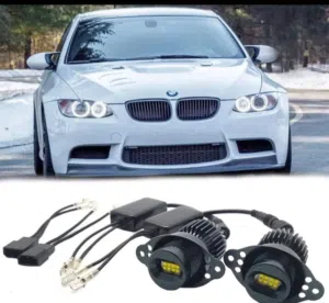 طقم كاسة رينجات ليد جديد أعلى إضاءة 80 W خاص بالسيارة E90 فيس ليفت من 2009 حتى 2011 canbus