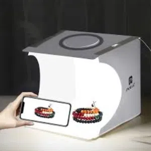 صندوق احترافي مضيء مخصص ل تصوير اكسسوارات و سنسال و حلويات و موبايل و ساعه و العاب و مكياج و عطور