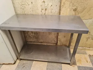 طاولات ستانلس مع ثلاجه