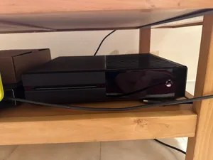 Xbox one like new condition with one controller (rb button broken) black color controller