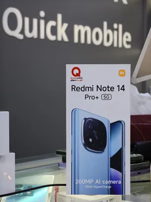 XIAOMI REDMI NOTE 14 PRO PLUS ( 512GB ) / RAM 12-5G- NEW / شاومي ريدمي نوت 14 برو ذاكرة 512 الرام 12