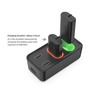 Battery Charger TYX-0665 بطاريتين اكس بوكس مع مداخل usb