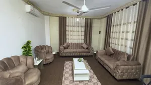 شقة مفروشة للايجار دوار صحارى طابق ثاني سوبر ديلوكس                     ............................