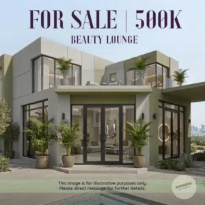 Beauty Center, Ladies Salon For Sale
