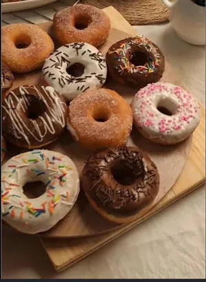 دونات منزليه طازجه