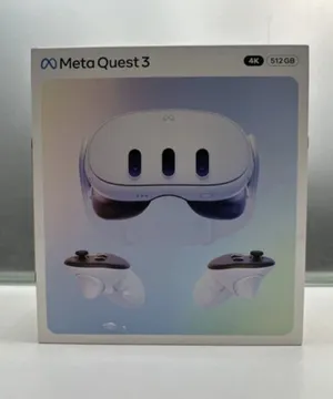 Meta Quest 3 - الطراز: Meta Quest 3 - سعة التخزين: 512 جيجاباي  الحالة: جديدة تمامًا، مختومة