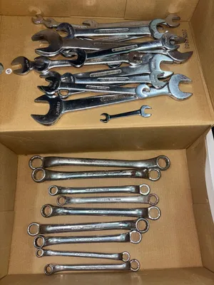 Vintage Britool Spanner Set – Made in England – Combination & Ring Spanners