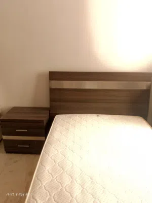 سرير نوم مع المرتبة ودولاب صغير HOME CENTRE Used furniture Single bed 120×200 with wardrobe