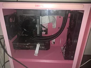 تجميعة جيمنج خارقة وشاشة ROG للبيع (قطع ممتازة وشبه جديدة) للبيع تجميعة كمبيوتر احترافية