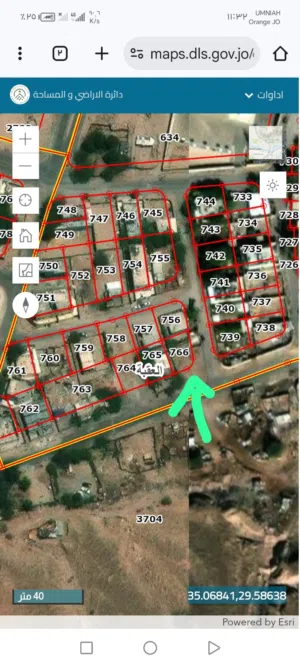 قطعة ارض سكنيه للبيع في الشاميه