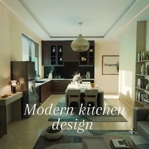 استغلال المساحات فى تصميم مطبخ .