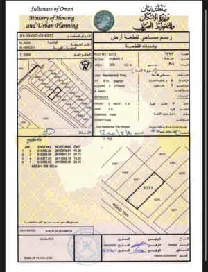 من المالك مباشرة بيعه مستعجله أرض 309 م في حي الجامعه الخوض