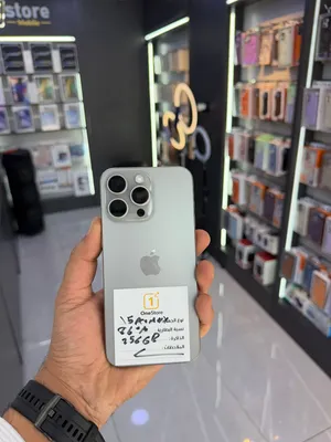 iPhone 15 pro  max 256 GB uesd  ايفون 15 برو ماكس 256 جيجا مستعمل بحاله وكاله بطاريه 86% اصلي مش م