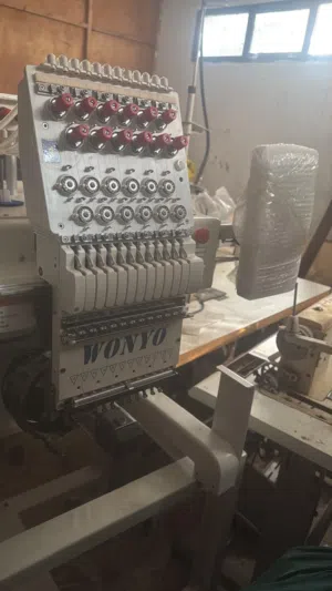 New computer embroidery machine ماكينة تطريز بالكمبيوتر جديدة
