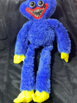 BLUE HUGGY WUGGY.Blue Huggy Wuggy Poppy Playtime Plush - 60cm  Condition: Once used, like new, clean