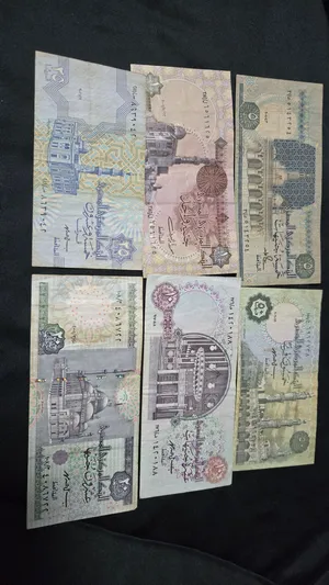 complete Egyptian banknotes set