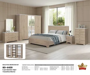 MALAYSIA BEDROOM SET WITH MATTRESS WITH FITTING INCLUDING/فرف نوم مل ملیزیہ مع دوشج مع ترکیب مجانيہ